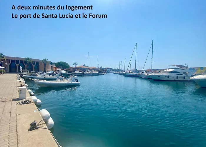Appartement Face Mer Et Port Santa Lucia Climatise Et Wifi